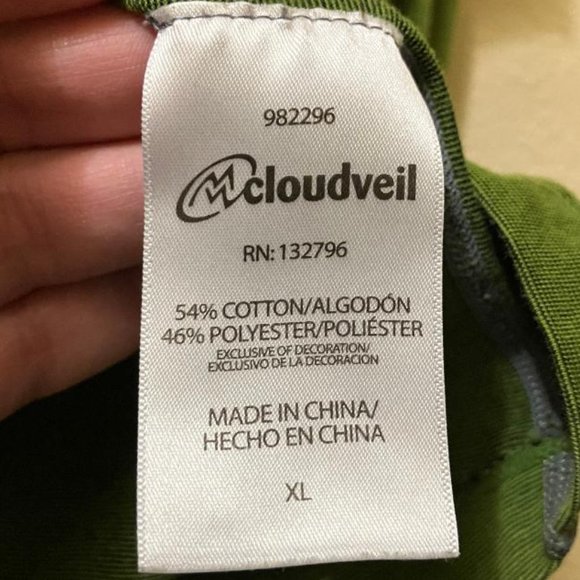 Cloudveil Green Performance Pullover 1/4 Zip LongSleeve Base Layer Shirt Size XL - Picture 5 of 6